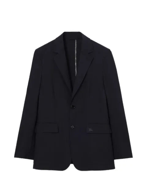 Burberry seersucker cotton linen tailored jacket