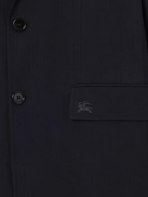Burberry seersucker cotton linen tailored jacket