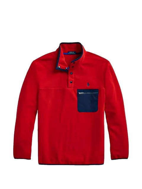 Polo Ralph Lauren mock-neck fleece sweater
