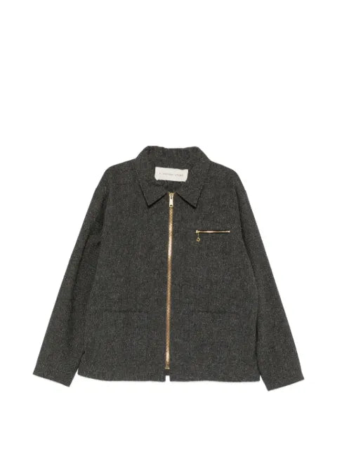 A Tentative Atelier jacket with zip fastening