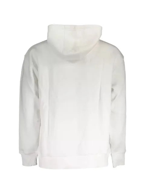 Tommy Jeans logo-embroidered cotton hoodie