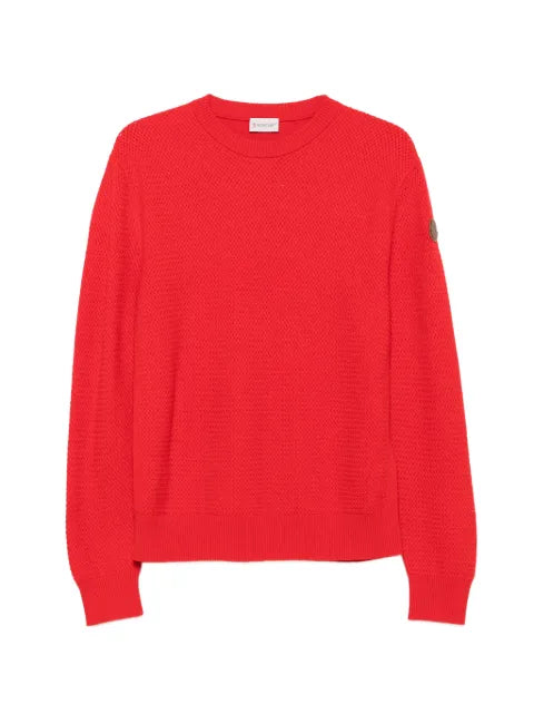 Moncler textured cashmere & wool jumper
