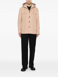 Eleventy hooded button-up jacket