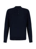 Emporio Armani logo-embroidered polo sweater
