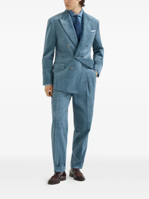 Brunello Cucinelli peaked-lapel blazer