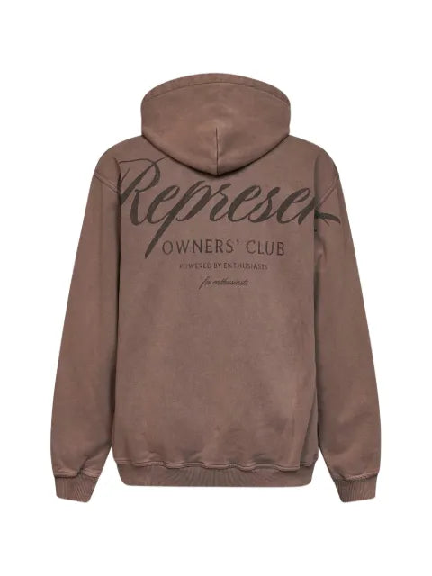Represent Owners' Club logo-print hoodie