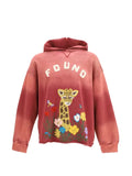 FOUND Giraffe logo-embroidered hoodie