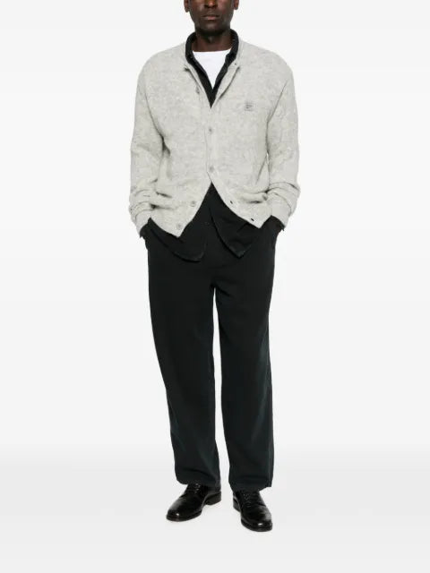 American Vintage logo-patch button-up cardigan