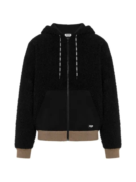 Moschino fleece zip-up hoodie