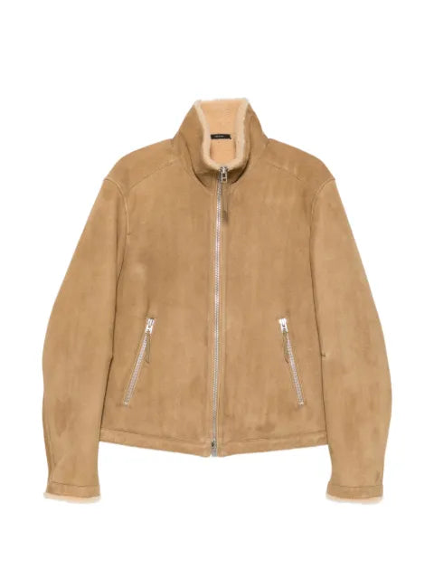TOM FORD merino shearling collar blouson