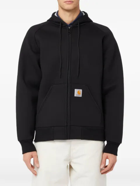 Carhartt WIP Car-Lux logo-patch zip-up hoodie