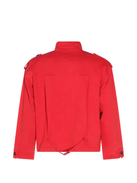FOUND buckle-fastening epaulette jacket