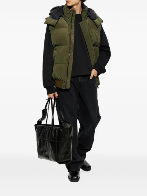 Balmain insulated quilted hooded vest