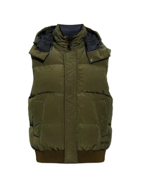Balmain insulated quilted hooded vest
