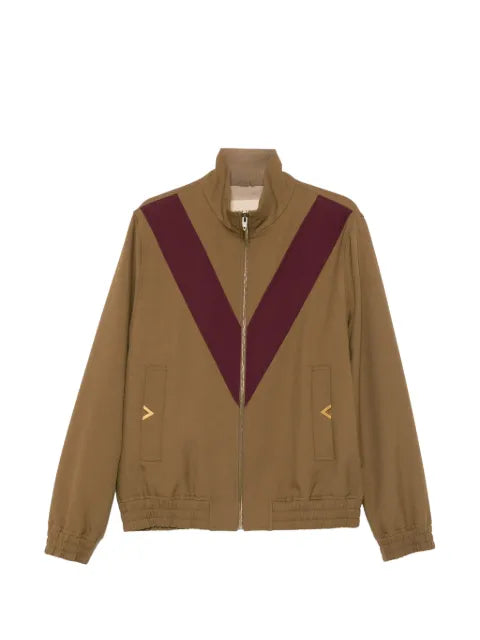Valentino Garavani V-detail zip-up jacket
