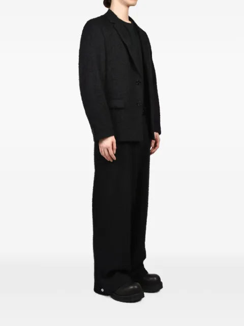 FILTH textured single-breasted blazer