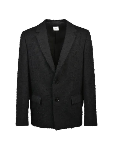 FILTH textured single-breasted blazer