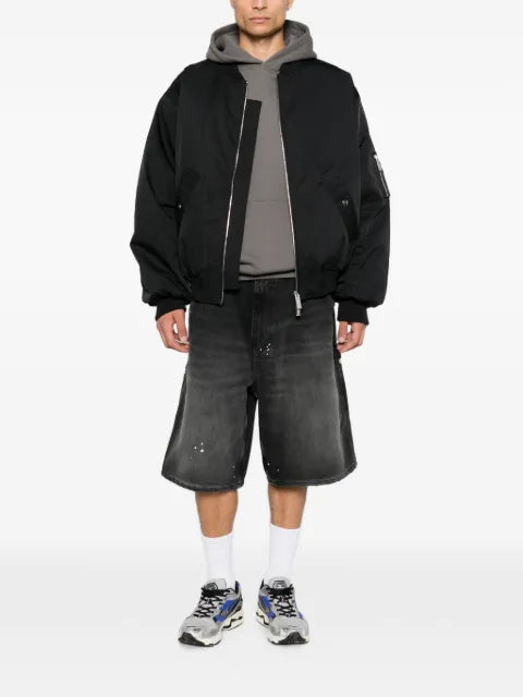 WRSTBHVR zip-up bomber jacket