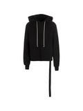 Rick Owens DRKSHDW asymmetrical-stitching hoodie
