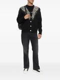 AMIRI beaded floral-embroidered cardigan