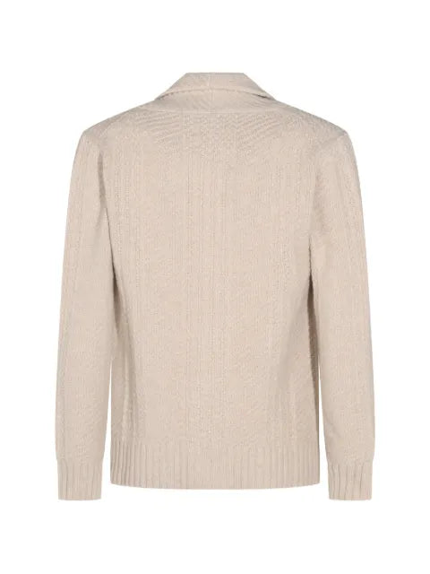 Altea shawl-collar knitted cardigan