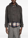 LOEWE belted button-front jacket