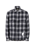 Maison MIHARA YASUHIRO stripe puffer shirt