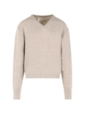 ERL V-neck logo-embroidered sweater