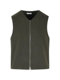 Rier zip-up wool vest