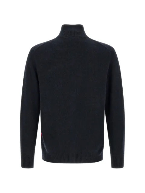 Ballantyne Classic Diamond intarsia cardigan