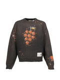 Maison MIHARA YASUHIRO grape jacquard knit sweater