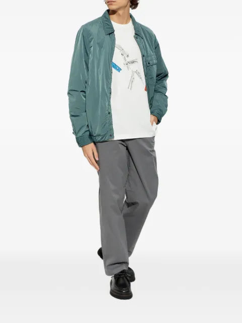 PS Paul Smith logo-patch shirt jacket