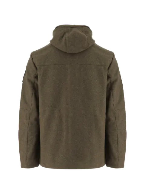 OUTHERE hooded pocket-detail military jacket