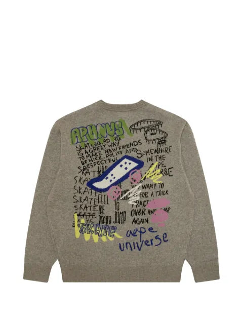 AAPE BY *A BATHING APE® graphic-intarsia sweater