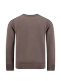 Paul & Shark suede-panel crew-neck sweater