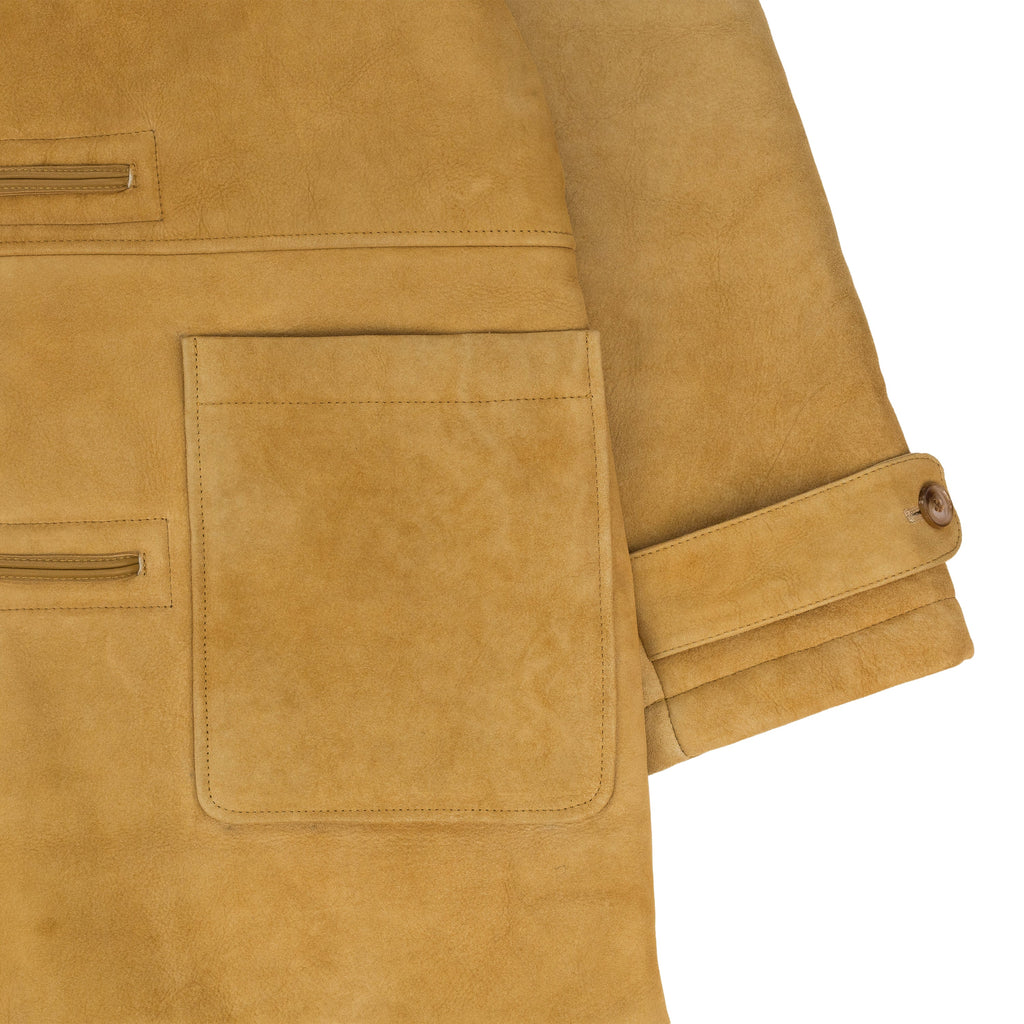 Camel Derry Shearling Duffle Coat
