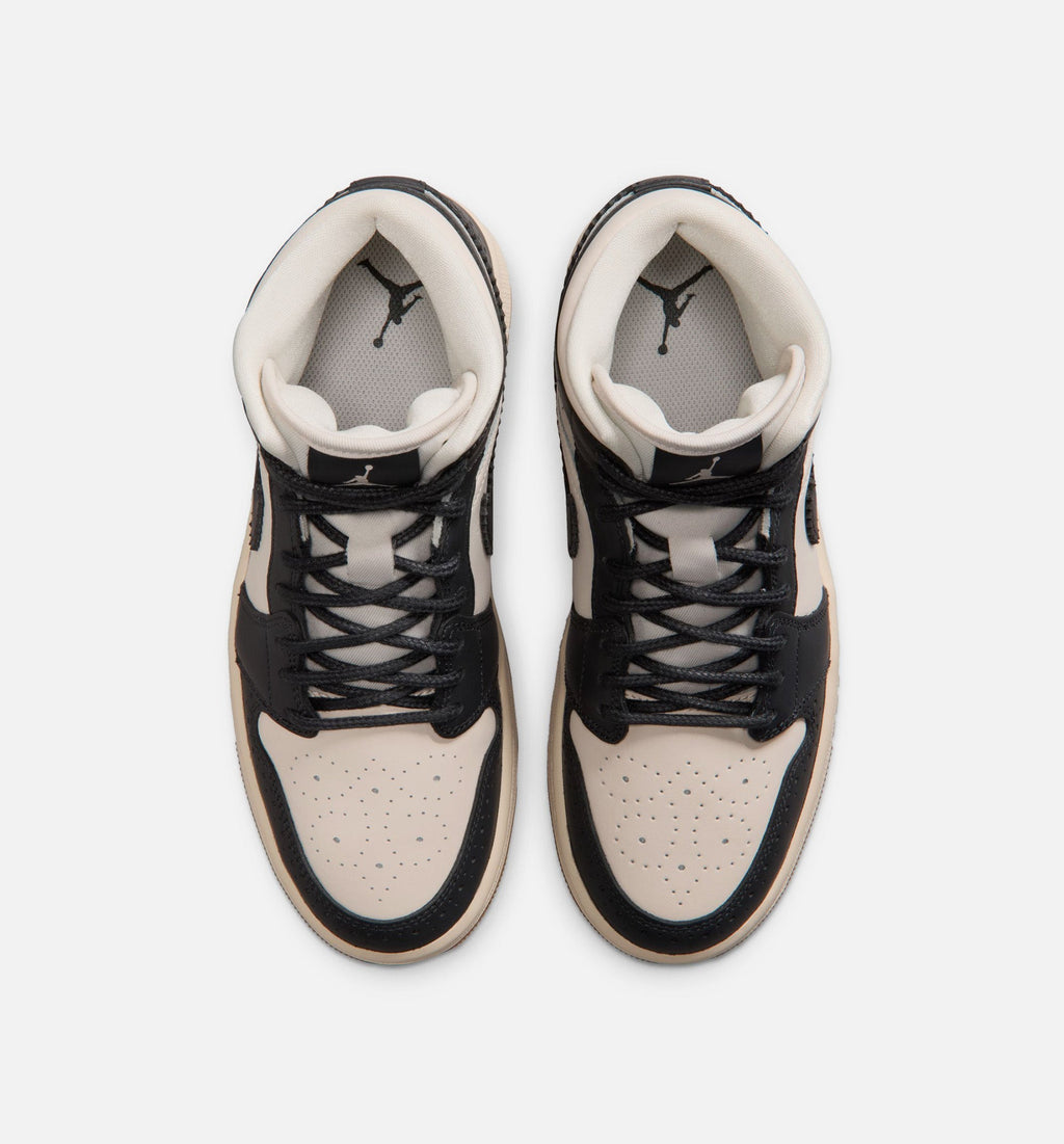 Air Jordan 1 Mid SE Women's Sneakers | Off-Noir/Chalk/Pearl White