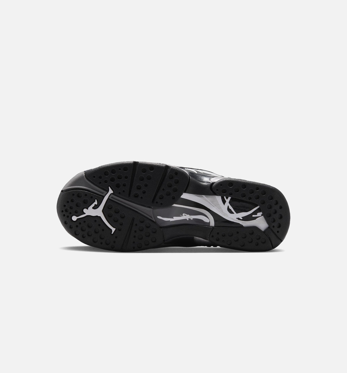 Air Jordan 8 Retro Chrome | Grade School Lifestyle Shoe | Black/White/Light Graphite