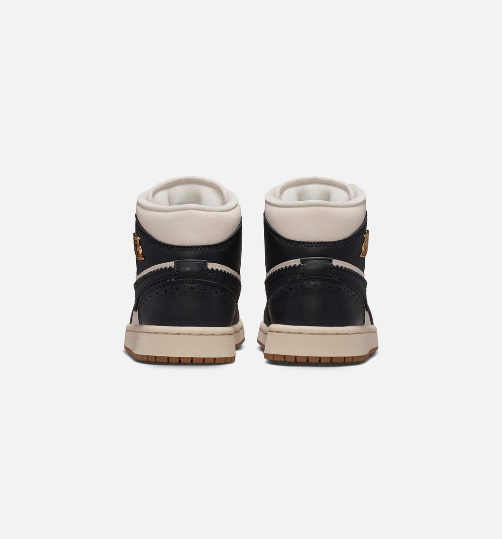 Air Jordan 1 Mid SE Women's Sneakers | Off-Noir/Chalk/Pearl White