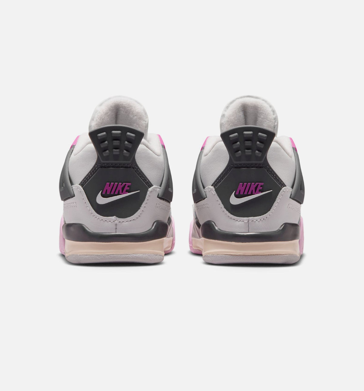 Air Jordan 4 Retro Comic Infant & Toddler Shoe - Off-White/Fire Pink/Anthracite