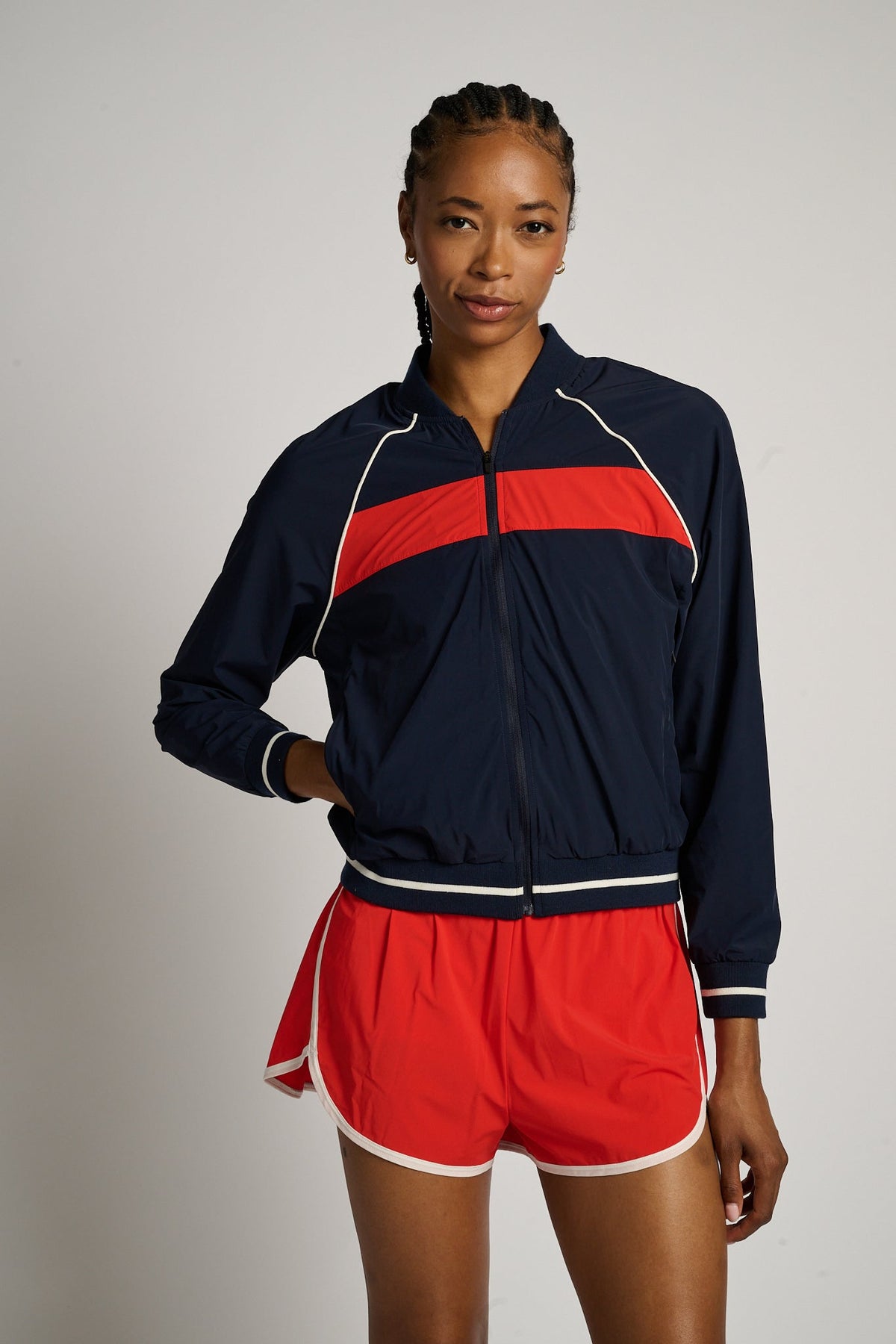 Carrie Woven Nylon Jacket