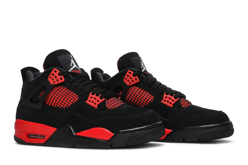 Air Jordan 4 Retro 'Red Thunder' – Varsity Red & Black AJ4 for the Collector Who Runs Hot