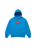 Supreme Box Logo Hooded Sweatshirt Cyan