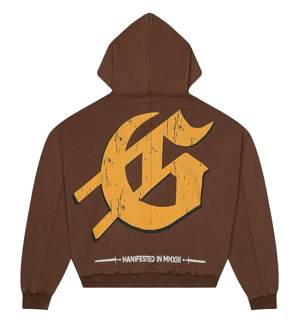 Godspeed Chrome Liberty Zip Up Hoodie Mocha