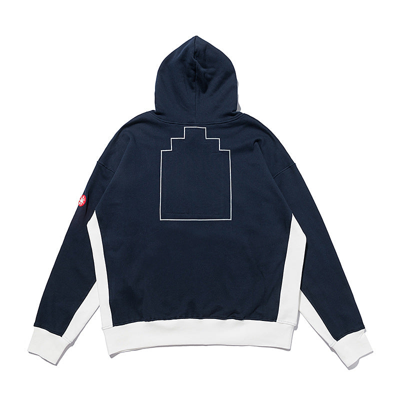 Cav Empt Paneled Colorblock Graphic Hoodie Unisex