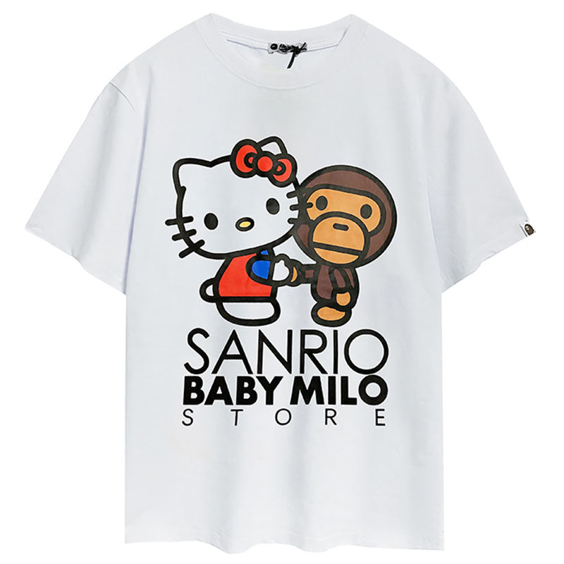 BAPE x Sanrio Hello Kitty Baby Milo Men's T-Shirt - White