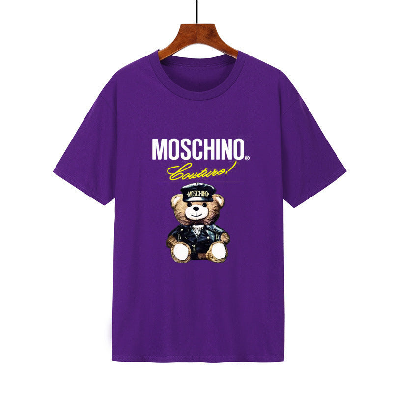 Moschino T-shirt Street Hip-Hop Men'S Short-Sleeved T-shirt
