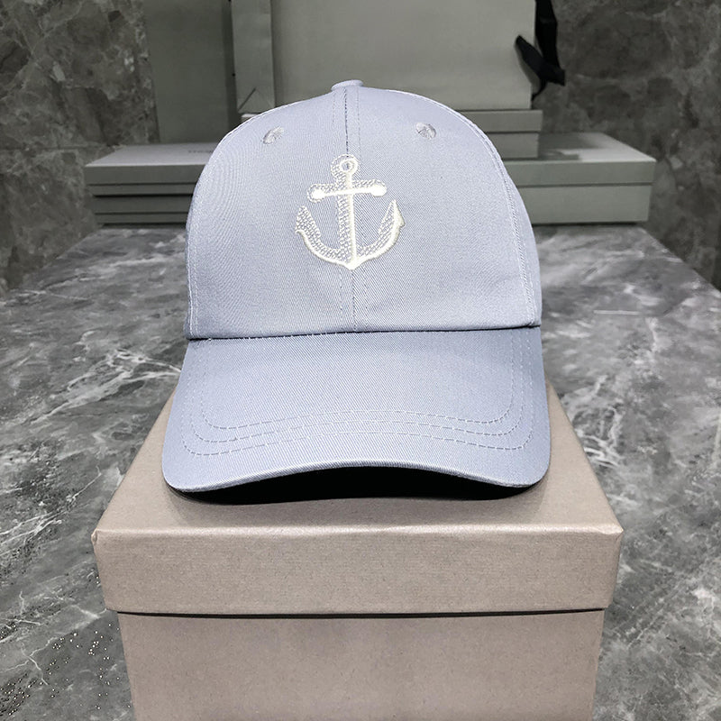 Anchor embroidered baseball cap