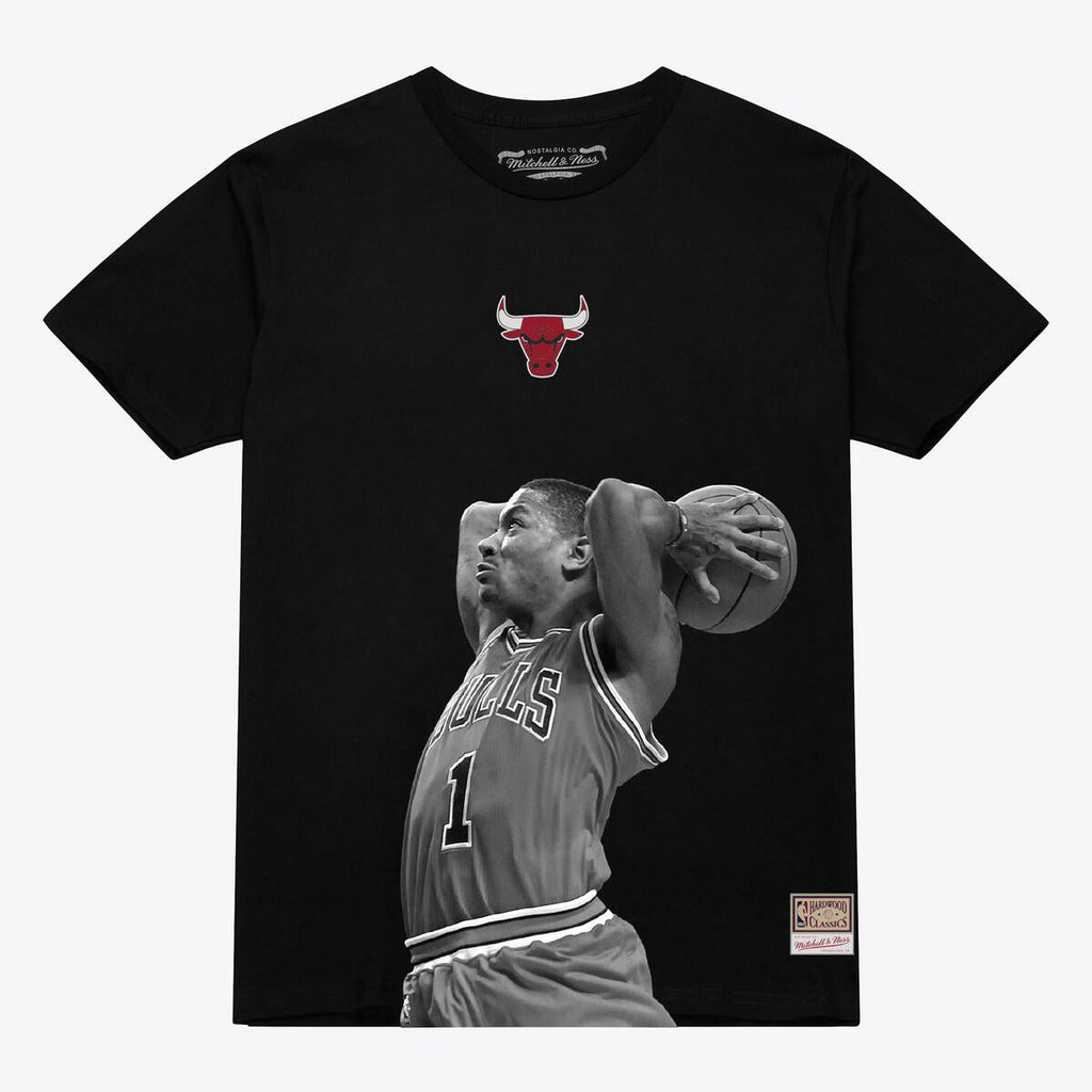 M&N NBA Chicago Bulls Derrick Rose Player Short Sleeve Tee
