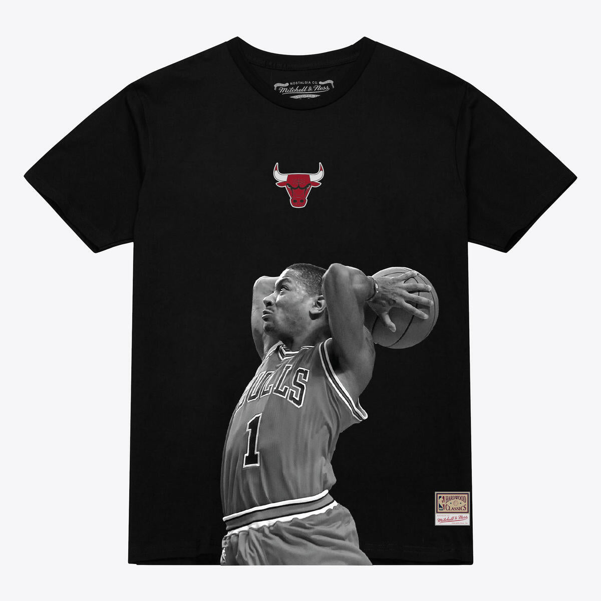 M&N NBA Chicago Bulls Derrick Rose Player Short Sleeve Tee